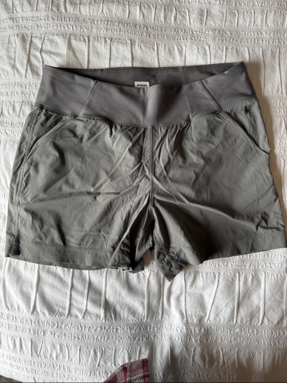 Prana Women's Gray Performance Stretch Shorts